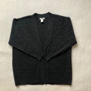 H&M Black Cardigan Sweater
